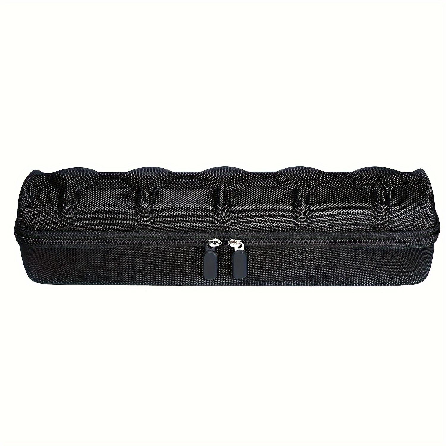 

1 шт. Коробка-кейс для часов с 5 слотами, Органайзер для хранения часов, Дорожный кейс для часов с жестким корпусом для мужских и женских часов, с подушкой из мягкого пеноматериала и ручкой чёрный