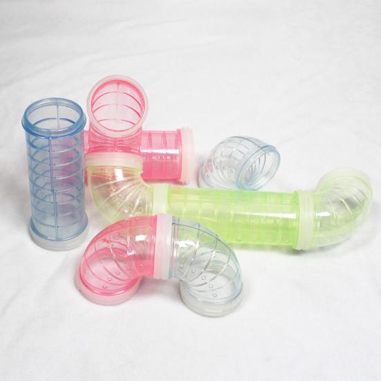 Transparent Hamster Rat Squirrel Cage Tunnel Tube Climbing Toy Small Pet Supply