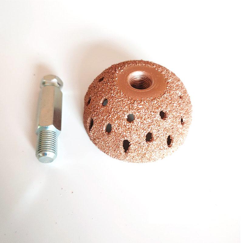 2 Pcs Tire Repair Patch Tools Kit Tire Patch Roller with Tire Wheel Repair Grinding Head Buffing Wheel for Air Tire Buffer