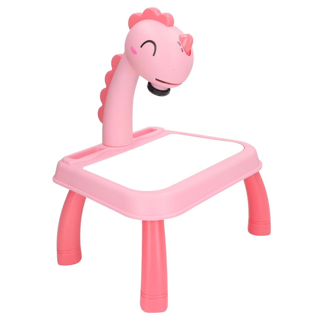 Drawing Projector Table Cute Dinosaur Design Bright Colors Detachable   Projector for Kids Education