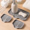 1/2pcs Kitchen Sink Silicone Tray With Drain Soap Sponge Storage Holder Countertop Sink Scrubber Brush Soap Storage Rack