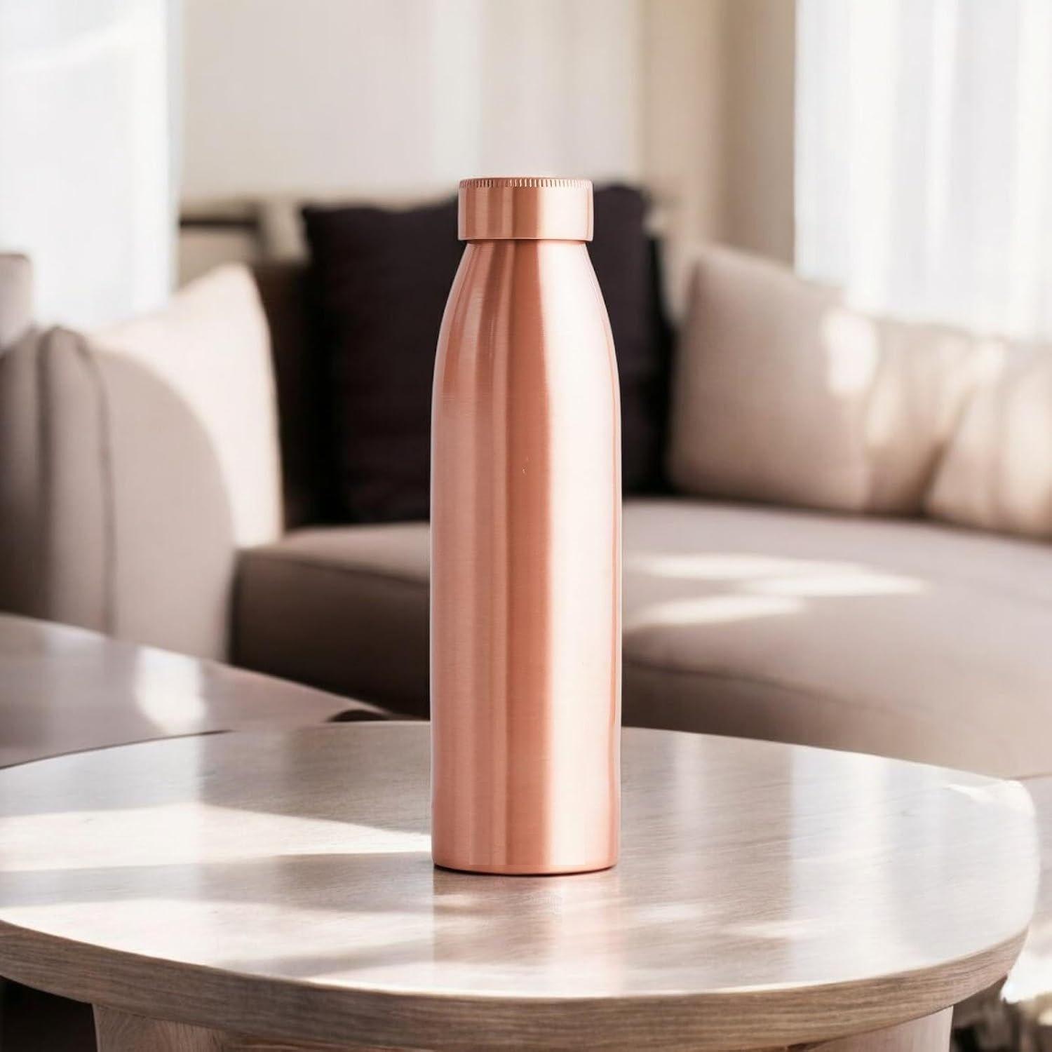 

Pure Copper Seamless Doctor Bottle – 700 ML, Leak-Proof, Durable & Stylish Water Bottle, Perfect for Office, Gym, Home & Gifting