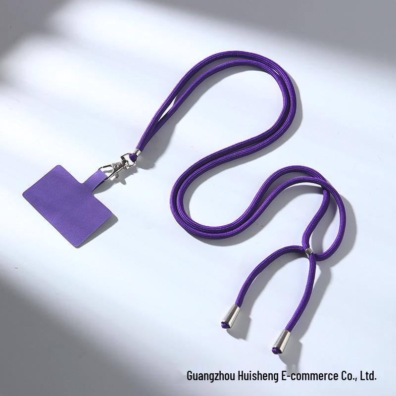 Mobile Phone Lanyard Neck/Crossbody/Wrist Strap with Clip and ID Holder - Anti-Lost Woven Design