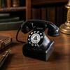 Retro Winkel Display Item Oude Telefoon Sieraden, Mini Bureau Telefoon, Vintage Klassiek Studiekamer Decor Vastelijn Hars Decoratief Nostalgisch Kantoor Thuis