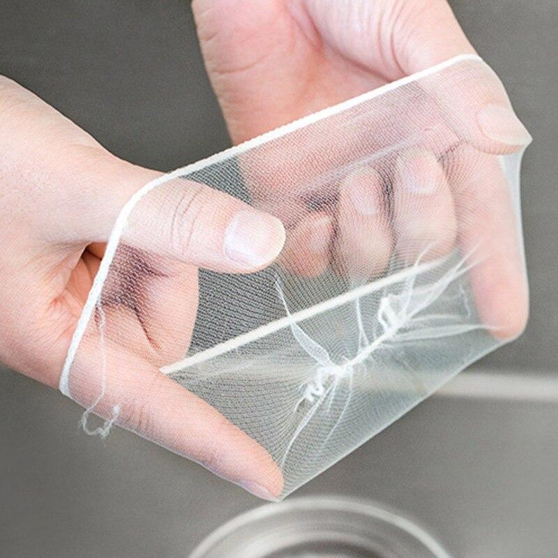 30/100pcs Sink Filter Mesh Kitchen Trash Bag Prevent The Sink From Clogging Filter Bag For Bathroom Strainer Rubbish Bag