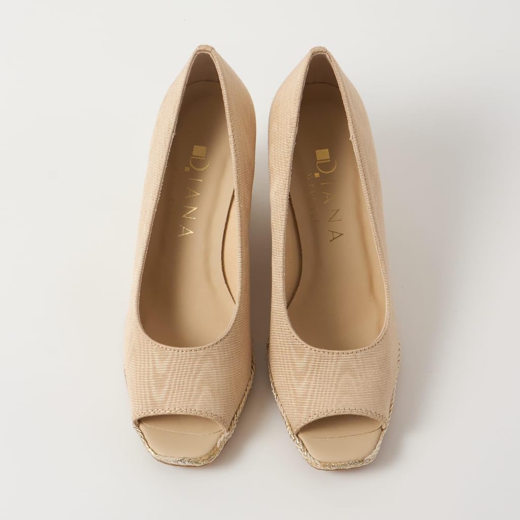 Diana Well Fit Open 185595200010 [Diana] Pumps, Beige, 23.0cm,