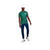 Nike Buchstaben-Logo-Print Rundhals-T-Shirt Herren Tops Grün DM9544-490