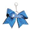 Versatile Glittering Bowknot Keychain Decorative Accessory for Purses Wallets Cheerleader Inspired Key Holder