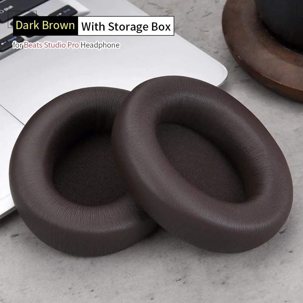 YAYINCC Replacement high quality Protein skin Ear Pads/Silicone zipper head beam protective cover For Beats Studio Pro Headphone