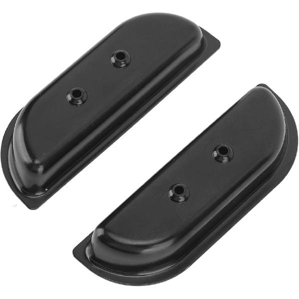 

KIMISS 1pair Door Panel Arm Rest Cups Metal Door Handle Cup Holder for F100 1973 to 1979 (Black)
