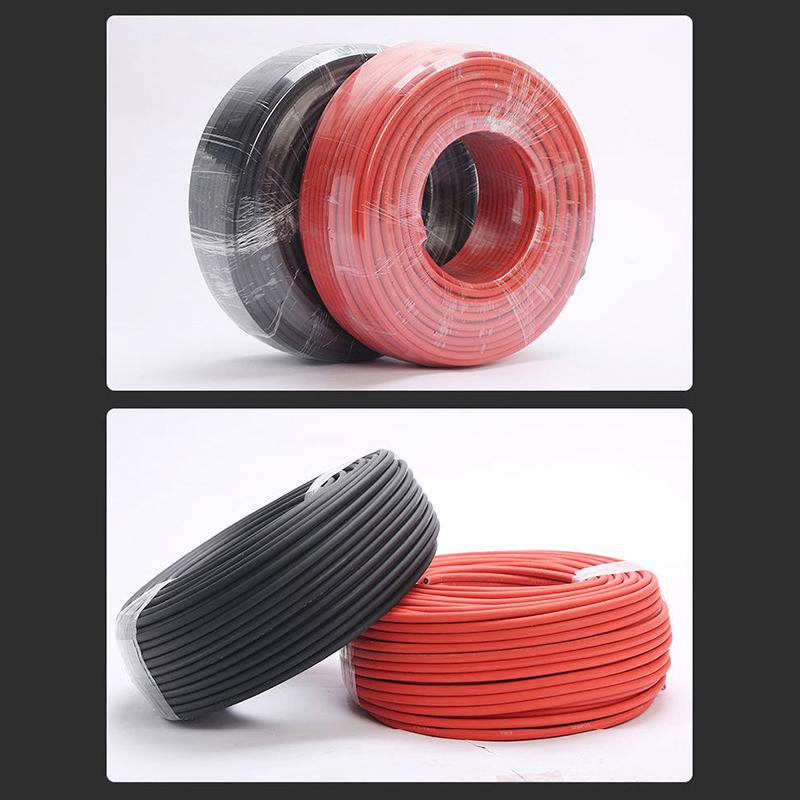 Pv Cable 8/10/12/14/16Awg Tinned Copper Wire Pv Wire For Outdoor Car Rv Boat Marine Home Solar Panel Use 10/6/4Mm2