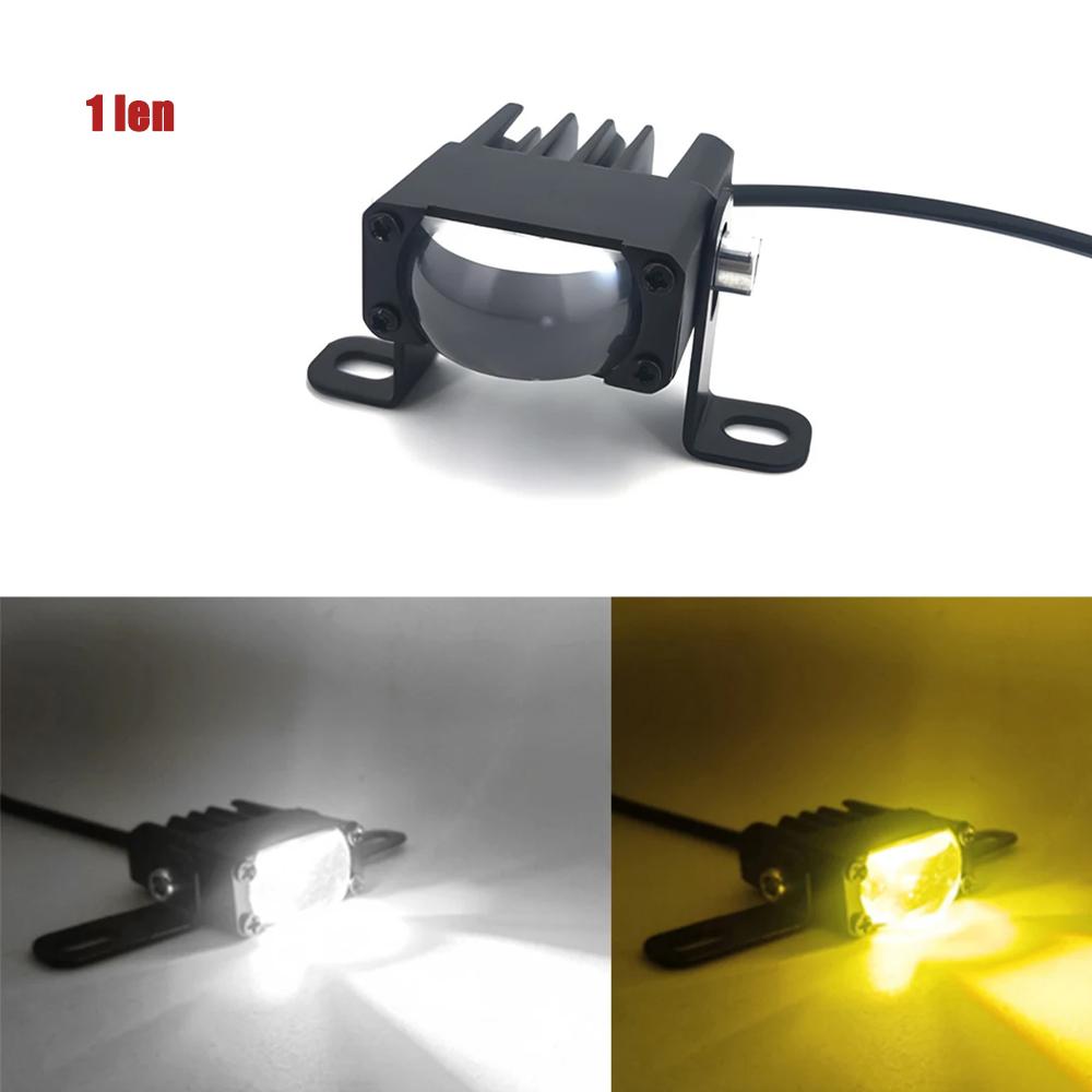 LED Headlight Bumper Fog Lamps Projector Lens Car Grill Light Work Light Mini Driving Light Auxiliary Lights For Off Road Use