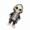 Skeleton Figurines Cool Exquisite Resin Skeleton Statue for Home Party Desk Decor Gift Type A