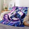 Coperta in Flanella con Stampa Mewtwo, Alta Qualità, Confortevole per Tutte le Stagioni, Arredamento per la Casa, Calore e Comfort