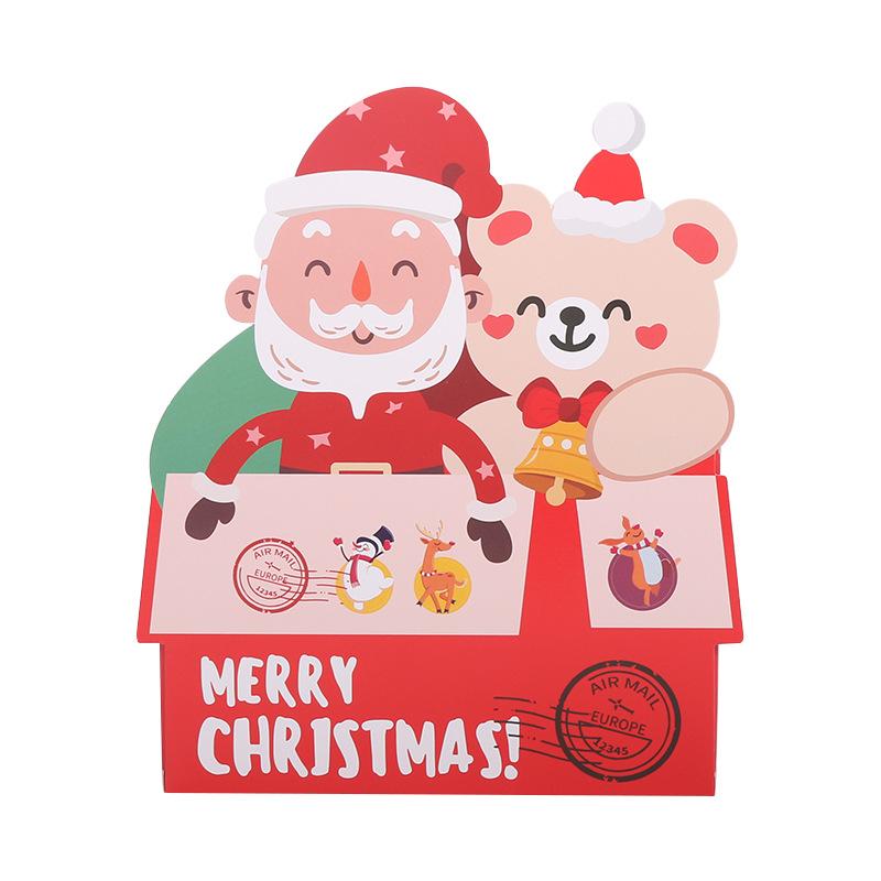 10pcs, Christmas Hand-held Packaging Box, Perfect for Cookies, Candy & Party Favors
