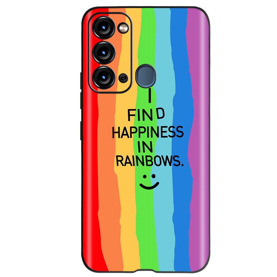For ITEL Vision 3 Case Fashion Cat Sunflower Phone Cases For Itel S17 S 17 S661W Soft TPU Black Silicone Cover Vision3 Bumper