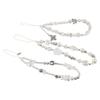 Sweet Girl Cell Phone Strap Clear Star Beads Phone Chain Phone Lanyard  Telephone Decor