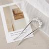 1Pc Fashion Elegant U Shaped Hair Fork Women Girls Ancient Classic Fairy Pearl Hair Pin Bridal Temperament Hair Ornaments
