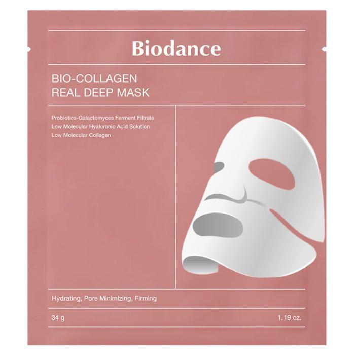 Face Mask - BIODANCE - BIO-COLLAGEN REAL DEEP MASK - Intense Hydration - Firms & tightens pores - Hydrogel 34g