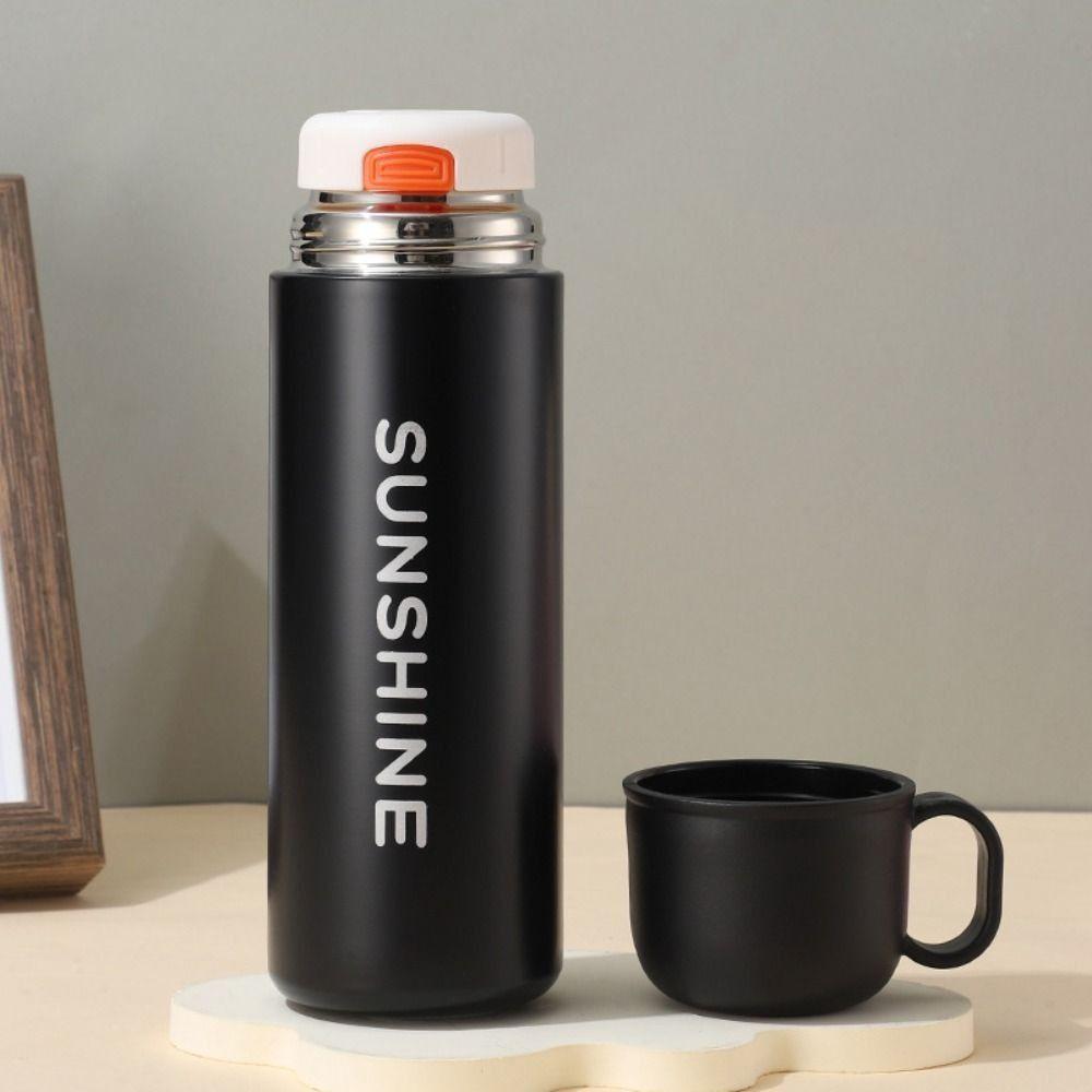 Fashion Insulation Cup 500ml Water Bottle Portable Coffee Mug  Travel