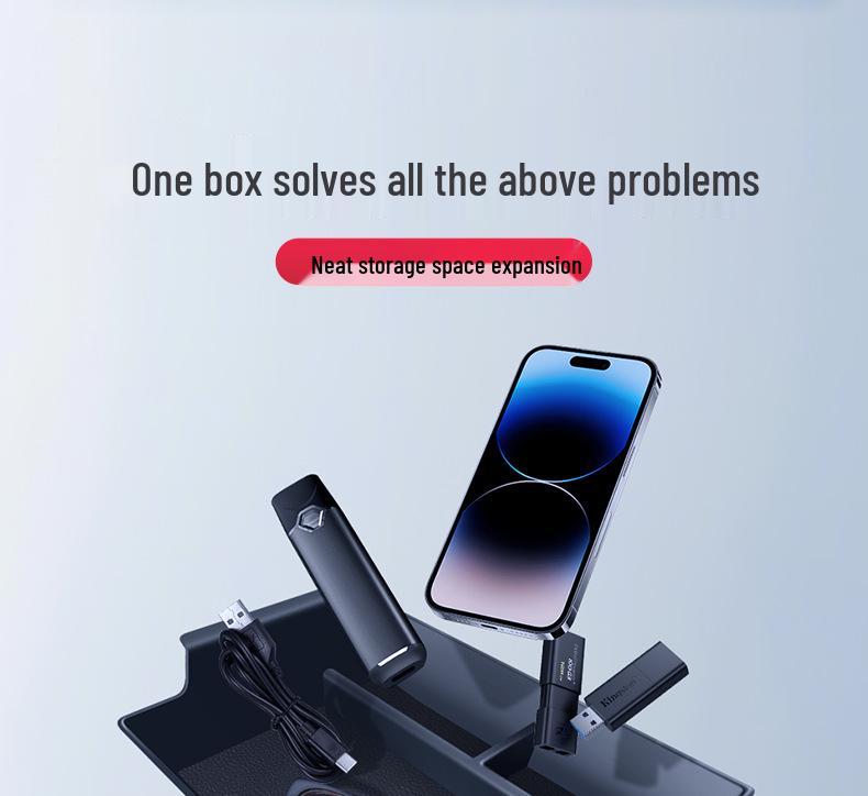 25-Model Boyue L Fourth-Gen Armrest Storage Box: Central Control Modification & Decoration Accessories