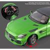 1/18 Scale BENZ AMG-GTR Cool Alloy Sports Car Model, Simulated Interior Details, Cool Lighting and Sound Effects, Exquisite Desktop Ornaments