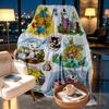 Bamse Print Blanket - Soft & Comfortable, for Bedroom, Travel, Sofa, Home Decoration - Birthday Christmas Gift for Friend