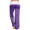 Damen Patchwork Yoga Schnell trocknende Sporthose Outdoor Casual Hose mit weitem Bein