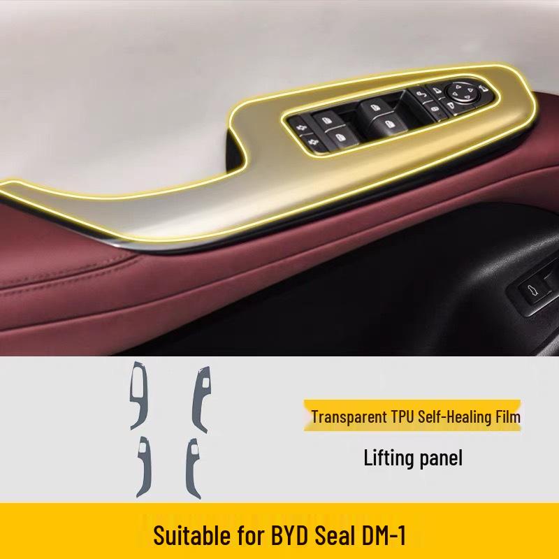 Transparent Interior Film for BYD Seal EVI Console Screens - Fits 25 Models