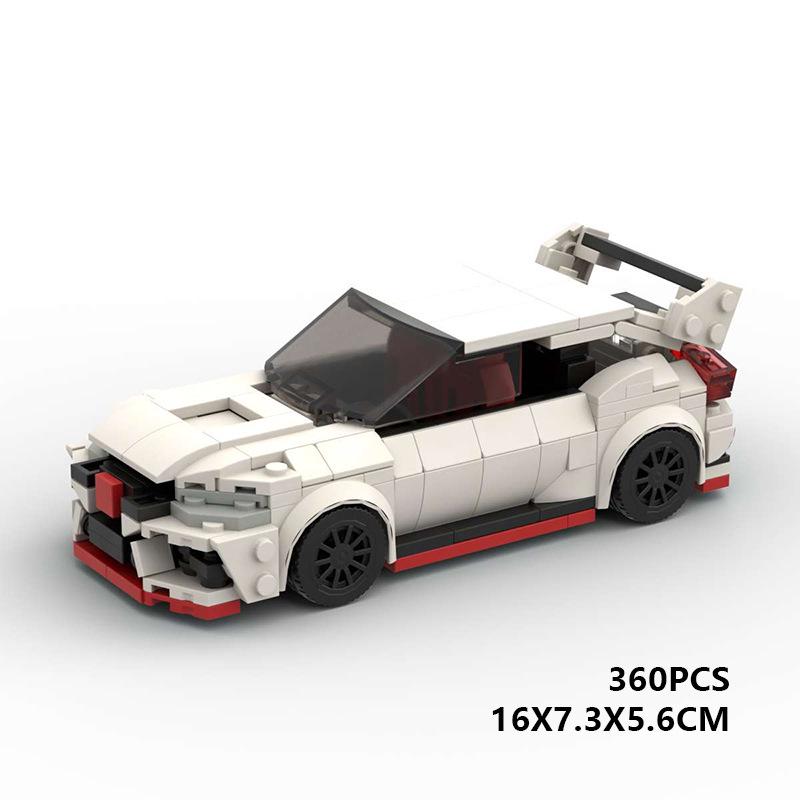 

Honda Puzzle Boy Серия Скорость: 8-пиновые MOC строительные блоки, совместимые с Lego Cars, взаимосцепляемые игрушки из мелких деталей.