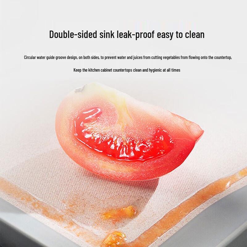 KOBACH Double-Sided Bamboo Fiber Cutting Board