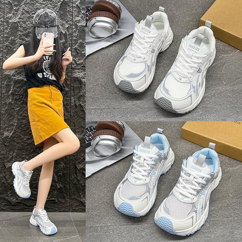 Dad shoes women's breathable summer and autumn new student thick-soled heightening women's casual sports shoes women's travel shoes