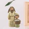 Jesus with Children Figurine Art Sculpture Catholic Collectible Indoor Figure Resin Statue Religious