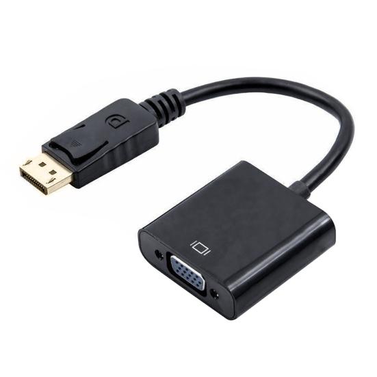 Display Port DP Male to VGA Female Adapter Converter Cable for PC Projector TV