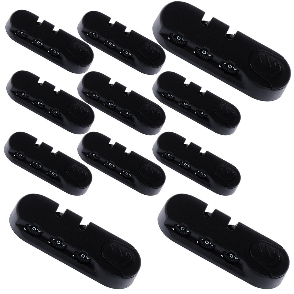 High Security Black Travel Luggage Lock with 3 Digit Combination Suitcase Security Lock for Suitcases and Backpacks