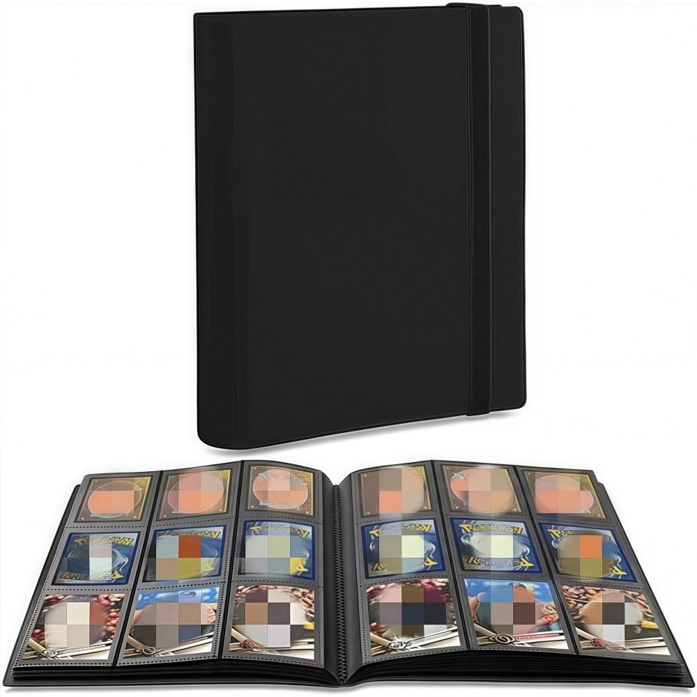 קלסר כרטיסי ספורט 9 כיסים 20 דפים קובץ לאוסף כרטיסים עבור MTG, TCG, כרטיסי בייסבול