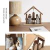 Nativity Scene Statues Jesus Birth Figurines Desk Ornament Christmas Nativity Religious Nativity Tabletop Holiday Figures