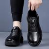 Men's Spring 2026 Rotating Buckle Leather Shoes - Business Casual, Outdoor Fashion, Sports, Travel, and Mountaineering.