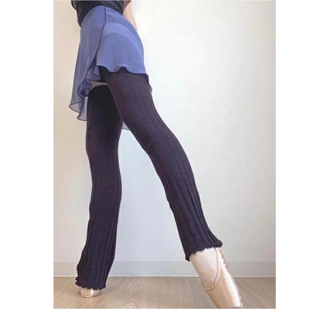 Ballett-Fachgeschäft Mignon Leg Made in Long Long and Beautiful Made by for Berry Purple Warmers, Japan, Gerippt, Beine, Tänzer, Tänzerinnen,