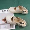 Women's Mules Flats Shoes Casual Closed Toe Backless Loafers Comfortable Slip-on Slides Footwear Summer Dressy Slippers Beach Walking Shoes for Women