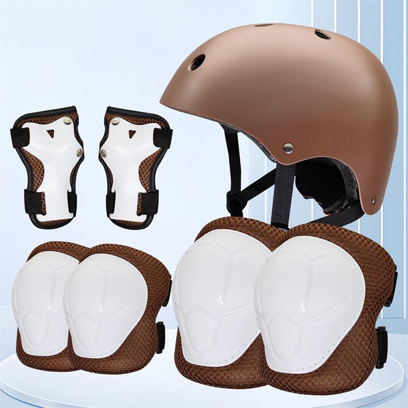 Child protective equipment helmet elbow knee pads for girls aged 3 4 5 6 7 8 9 10 11 12 year boy Suitable for roller skating and skiing