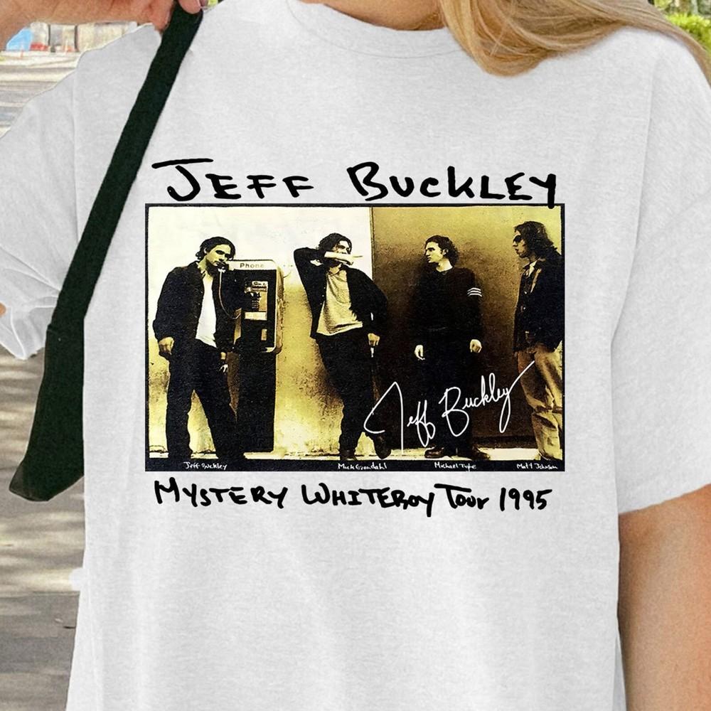 Новая футболка унисекс Jeff Buckley Mystery White Boy Tour 1995 Хлопок S-5XL Футболка унисекс RR44_163 XXL