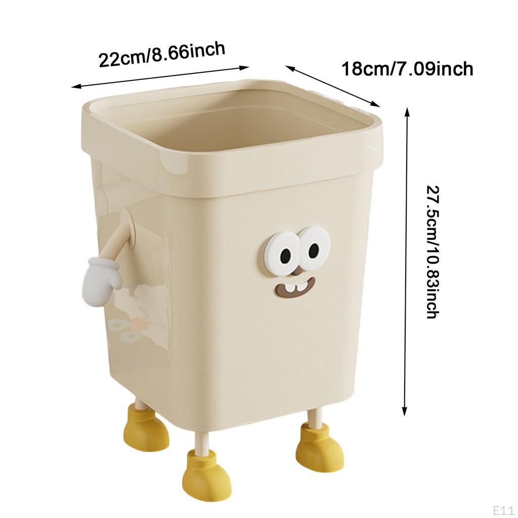 Creative Cartoon Shape Trash Can, Stylish Home Under Desk Bedroom, Kitchen,