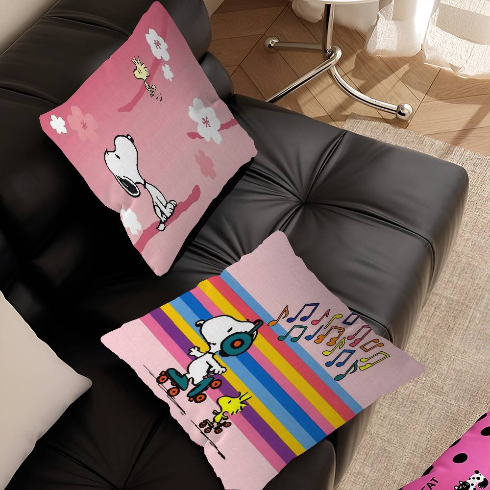 Cute Dog S-Snoopy Cushion Cover Decorative Pillow Sofa Home Decor Case Pillow Cases
