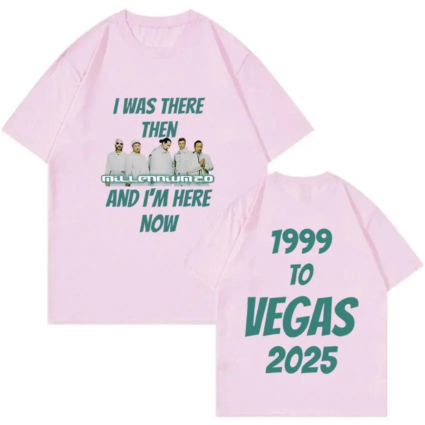 Rock Brand Backstreet Boys I Was There Then Millennium Tour 2025 Tshirt Unisex Women Fashion Vintage T Shirts Unisex Casual Tshirt