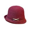 Autumn and Winter New Style Rolled Edge Fashionable Knitted Versatile Fisherman Hat Small Head Circumference Three Dimensional Warm Mother Hat