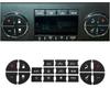 AC Climate Control Dash Button Repair Decal For Chevrolet Silverado 2007-2014