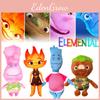 Elemental Plush Toy Crazy Elements Adventure Theme