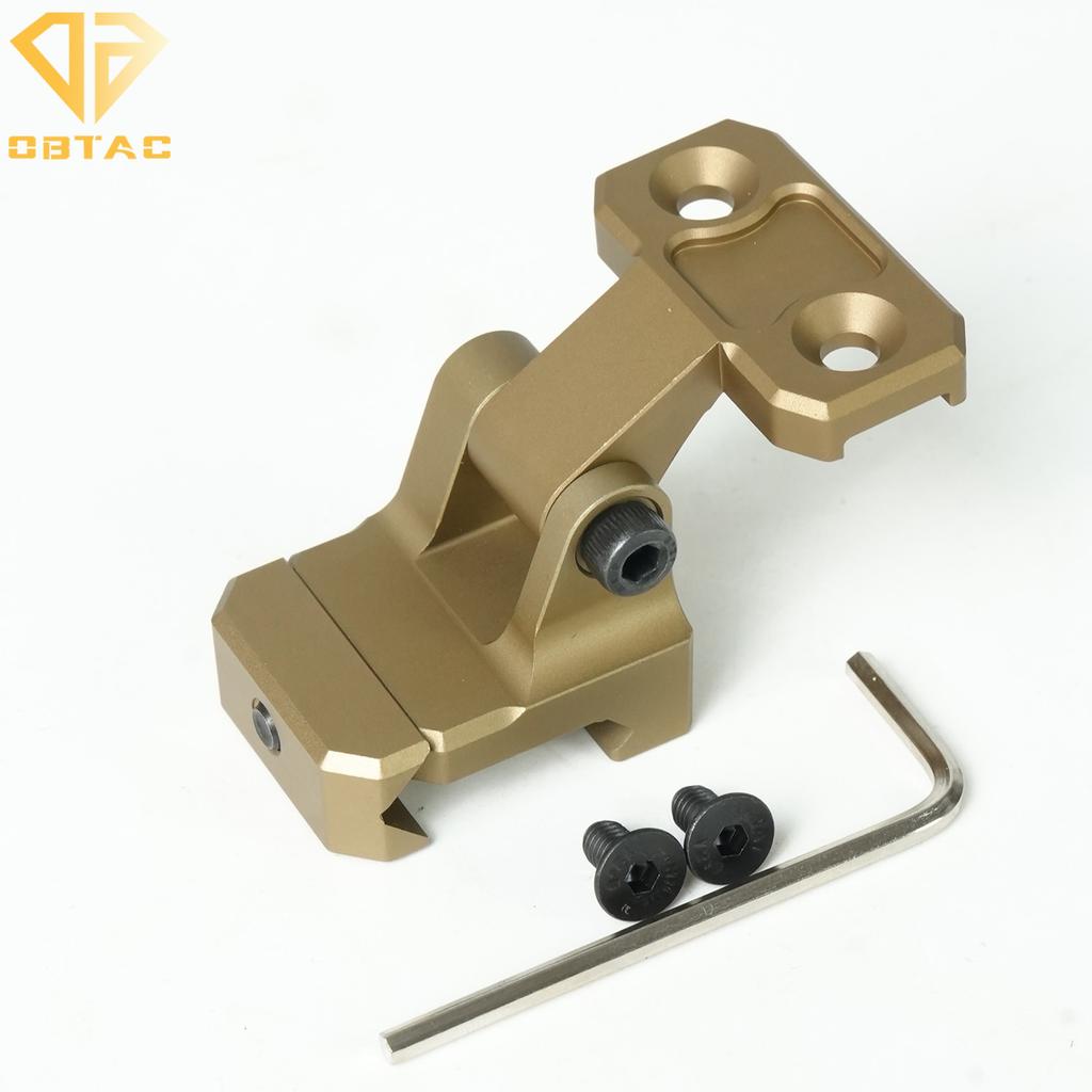 Flashlight Multi-angle Flip Mount Bracket Tactical Scout Light Mount Base For 20MM Picatinny/ Mlok Rail Hunting Lamp Accessories