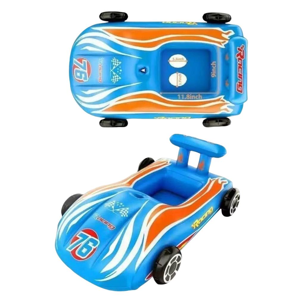 Aufblasbares Kinder Auto Pool Schwimmring PVC Schwimmring mit Spritzpistole Outdoor Tragbarer Wasserspiel Schwimmring für Kinder